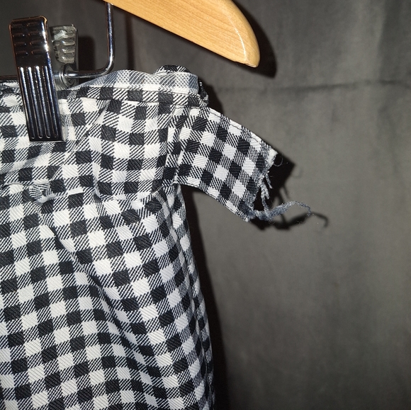 DEREK HEART size large womens Buffalo plaid casual pants - Picture 3 of 5